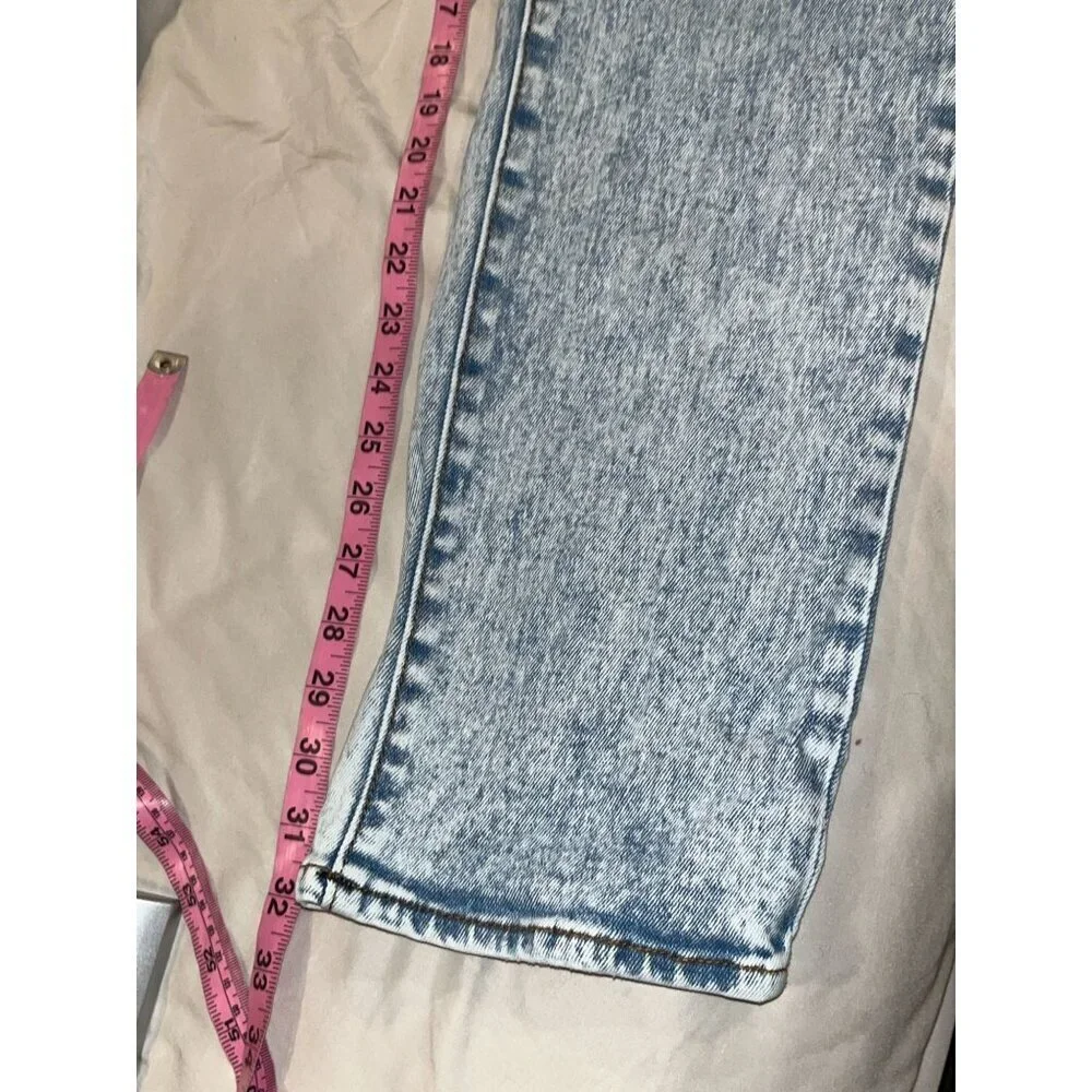 True Religion Rocco Blue Denim Medium Wash Relaxed Skinny Jeans Men's Size 36